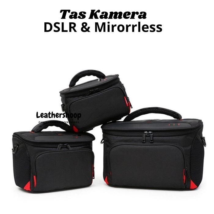 Promo Tas Kamera for Canon Mirorrless dan DSLR Hitam - Kecil