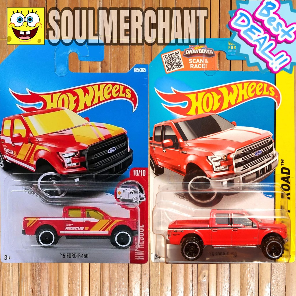 HOTWHEELS 15 FORD F-150 SILVER MERAH ORANGE BIRU COKLAT HITAM LOOSE