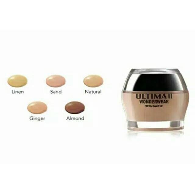 ready ultima wonderwear cream foundation original share in jar