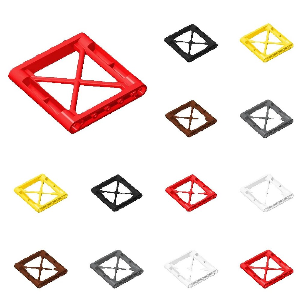 

10pcs 64448 6x6Dots Wall Column Wallboard Block Moc Color Accessories Compatible with Brick DIY Children Toy Assembly