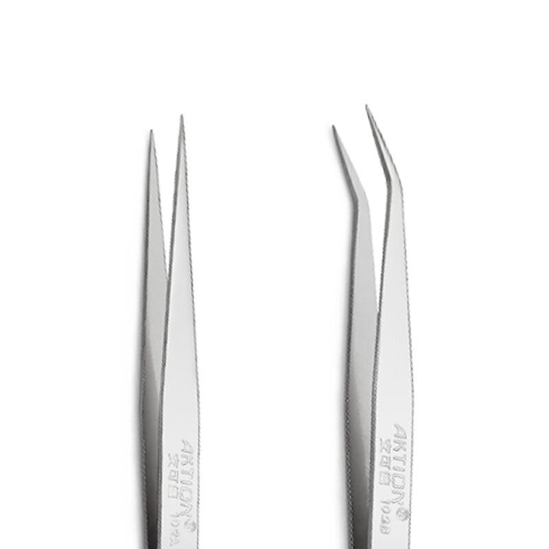 

150mm Sewing tweezers High Quality Stainless Steel Tweezers Straight head/Elbow Tweezers Watchmaker Repair Tools