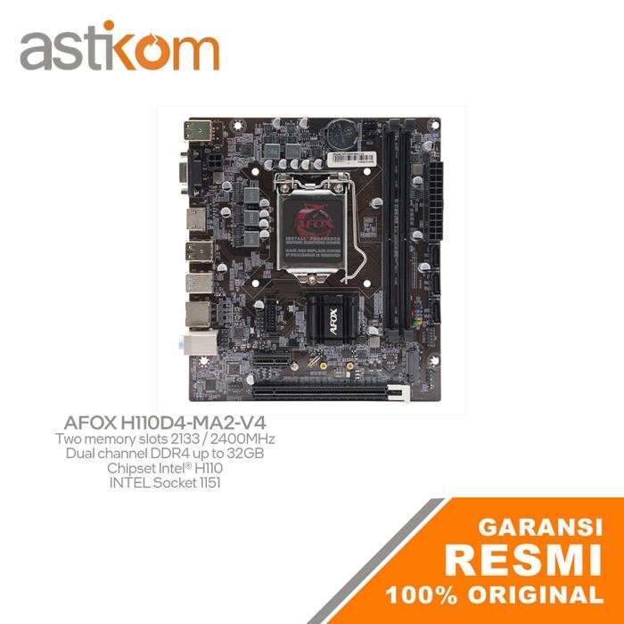 Motherboard AFOX H110D4-MA2-V4 NVME LGA 1151
