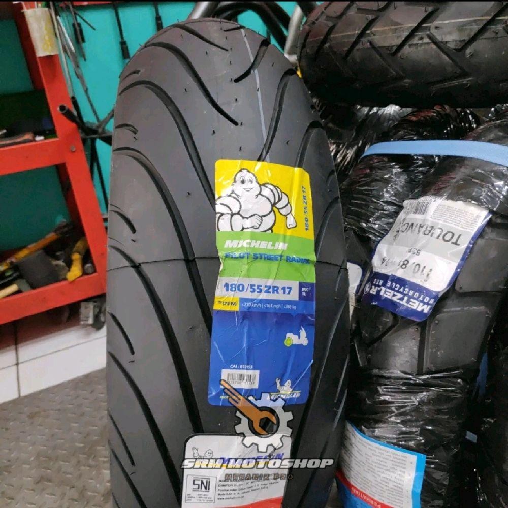 Ban Michelin 180/55-17 Pilot Sreet Radial Tubles Sport Touring