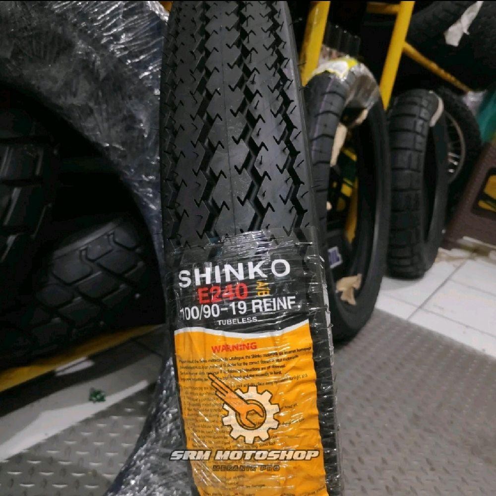 Ban Shinko 100/90-19 E240 TUBLES BAN Depan Motor Klasic