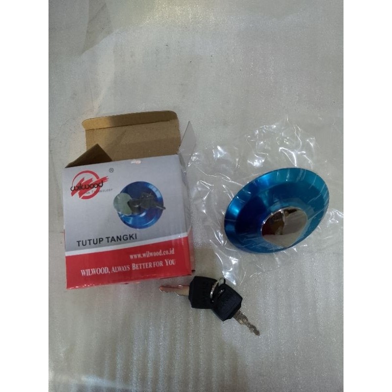 TUTUP TANGKI MEGA PRO /TIGER TUTUP TANGKI BENSIN WILWOOD MOTOR MEGAPRO /TIGER  /TUTUP TANGKI BENSIN