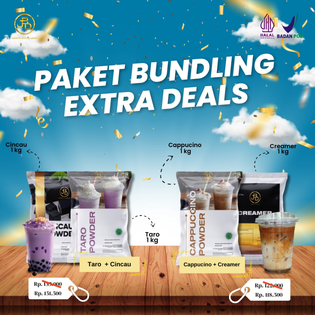 

[DISKON Bundle Paket HEMAT PAKET KOMBO] Bubuk Minuman PREMIUM 1kg minuman aneka rasa | JBD