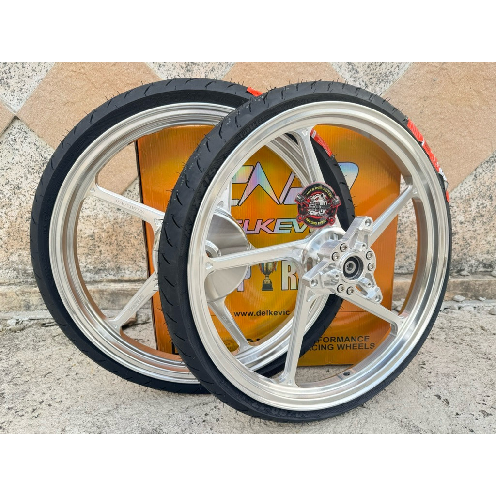 VELG RACING MANDALIKA RING 17 AEROX NEW AEROX OLD PLUS BAN MAXXIS TUBLES PNP PASANG