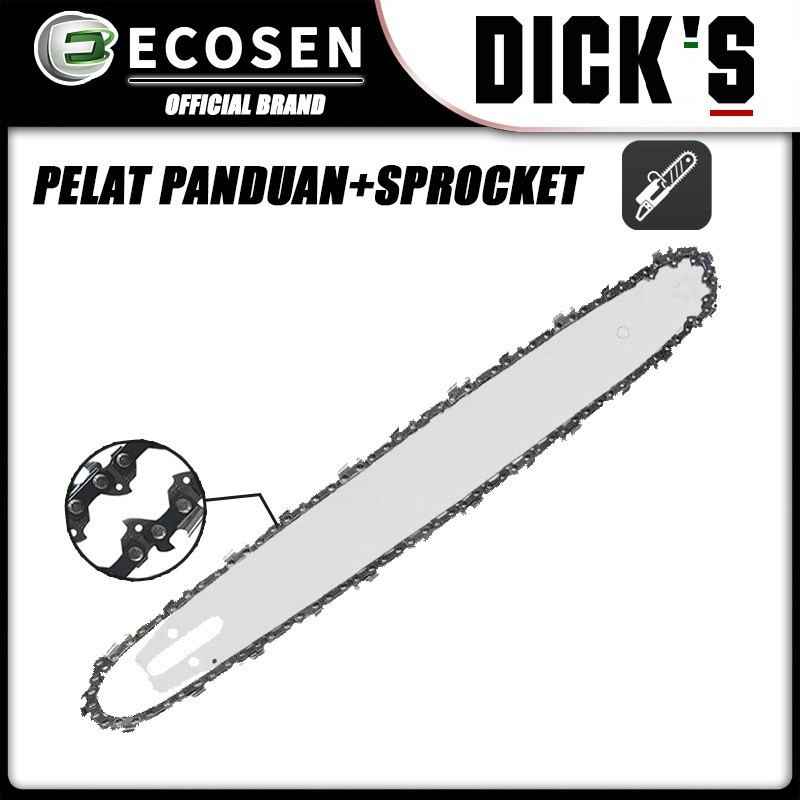 TEAMOR ECOSEN Guide Bar Chainsaw Blade Chainsaw Chain 325 Rantai Chainsaw 20 22 24 Inch