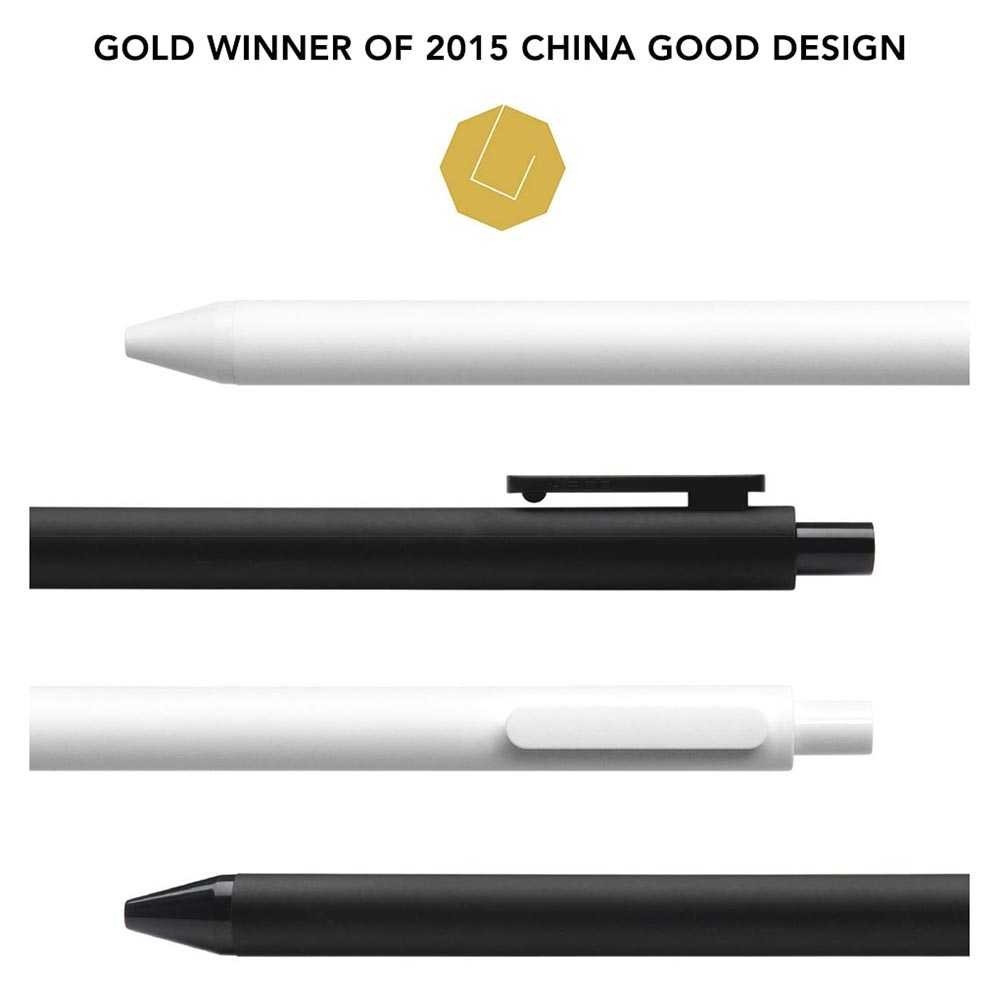 

ANDEASTR Kaco PURE Pena Pulpen Bolpoin Gel Black Ink 0.5mm 10 PCS - K1015