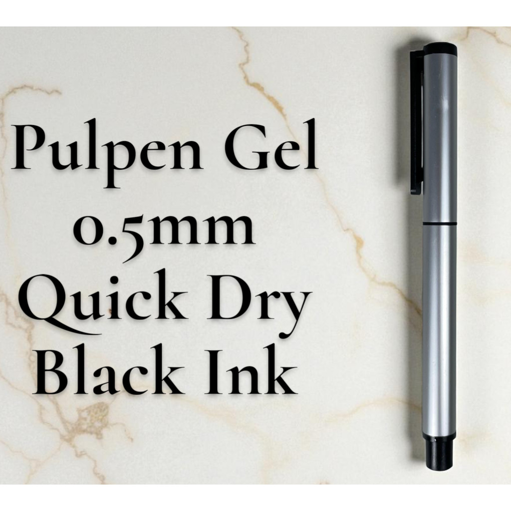 

TISERA - Kaco Pena Pulpen Gel 0.5mm TUBE Roller Quick Dry Black Ink 1 PCS - K80