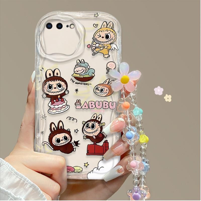 Casing Compatible For iPhone 7 8 PLUS Phone case lanyard Anti jatuh silikon iPhone X XS MAX XR Sarun