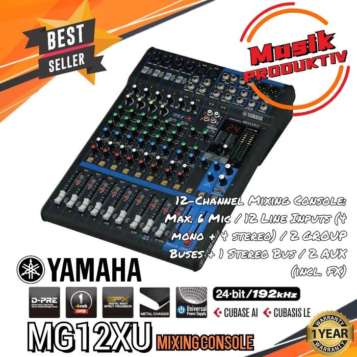 Yamaha Mixer MG-12xu / MG 12xu / MG12xu