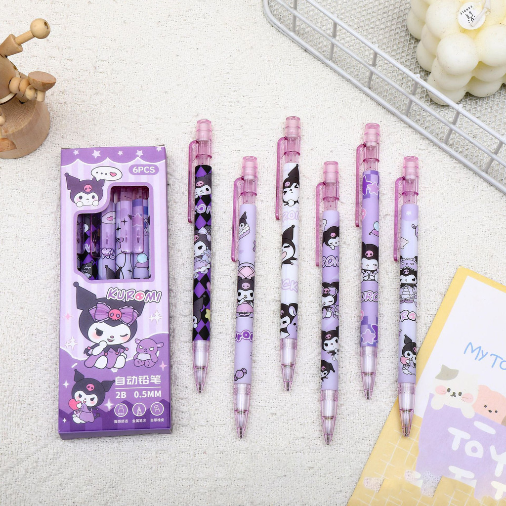 

VIRAL!! PENSIL MEKANIK BISA DIISI REFILL HB DAN 2B MOTIF KARTUN 1 SET ISI 6 PCS / PENSIL LUCU IMUT