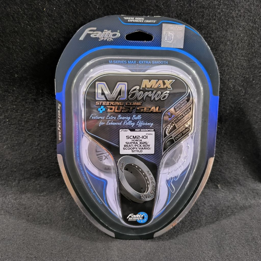 YONA.ID BEARING KOMSTIR FAITO ( V2 EXTRA SMOOTH ) BUAT BEAT / SCOOPY / VARIO 110 / GENIO / STYLO 160