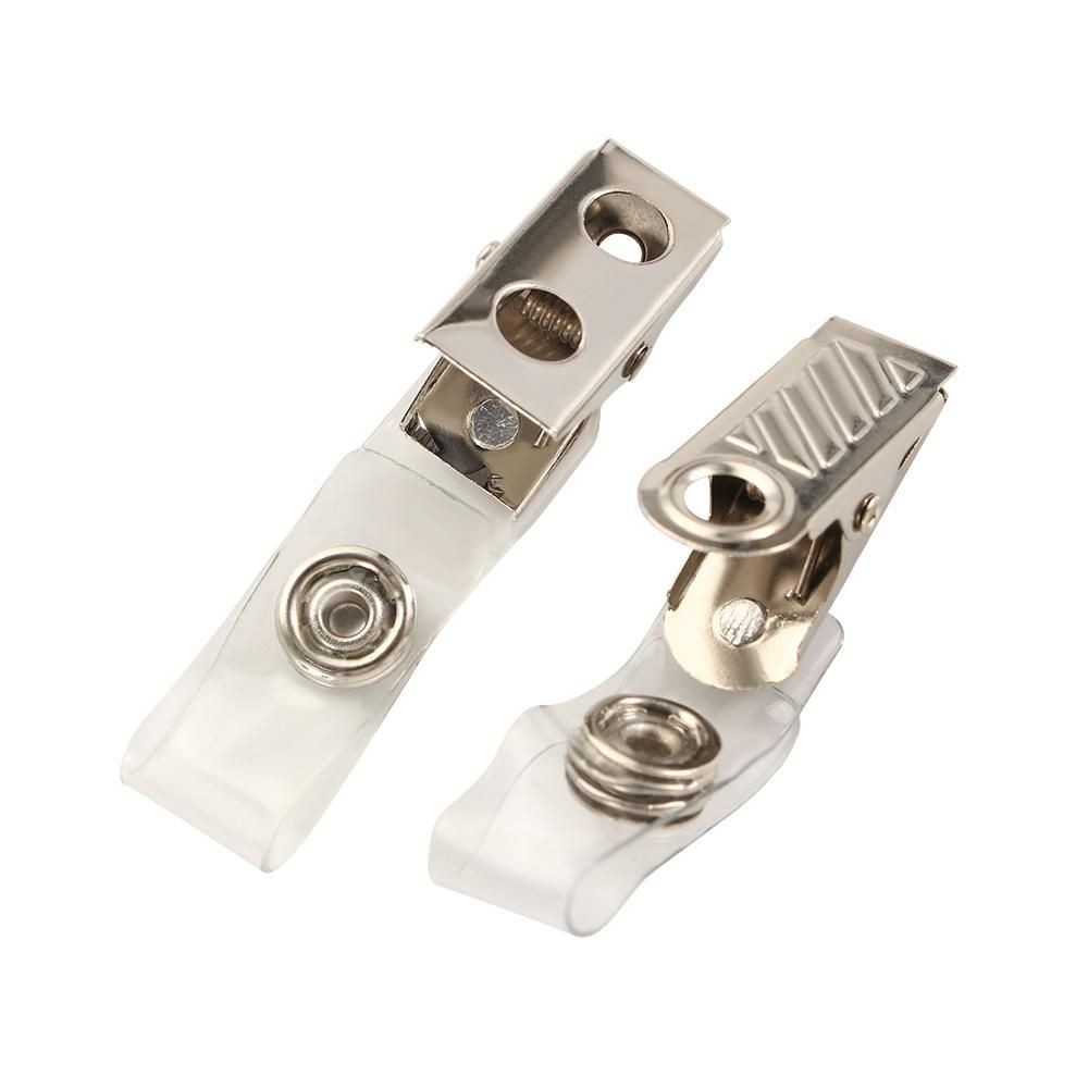 

10/20/50pcs 4 Styles High Quality Anti-lost Key Name Tag Lanyard Clips for ID Badge Card Holder