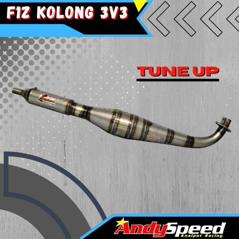 knalpot KOLONG 3V3 FIZ FIZR FORCE1 merk andy speed