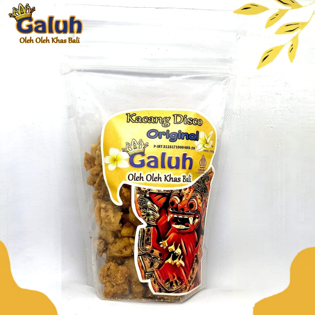 

Kacang Disco Original Galuh 200g – Oleh Oleh Khas Bali, Cemilan Renyah Halal Jajanan Murah