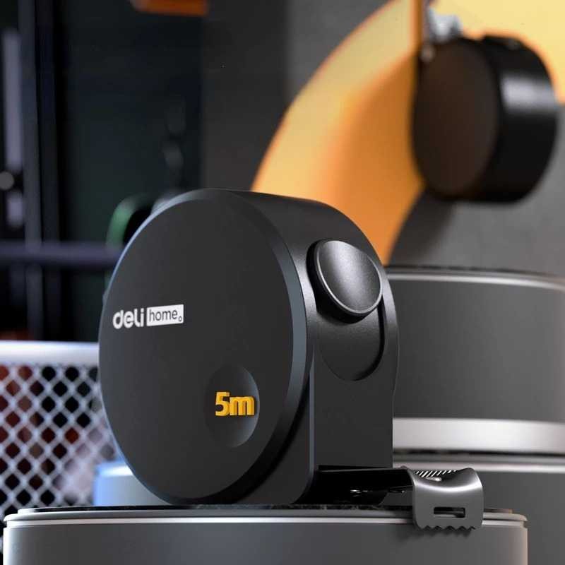 

Deli Home Meteran Roll High Precision Tape Measure 19mm 5M - HT8519 -MR