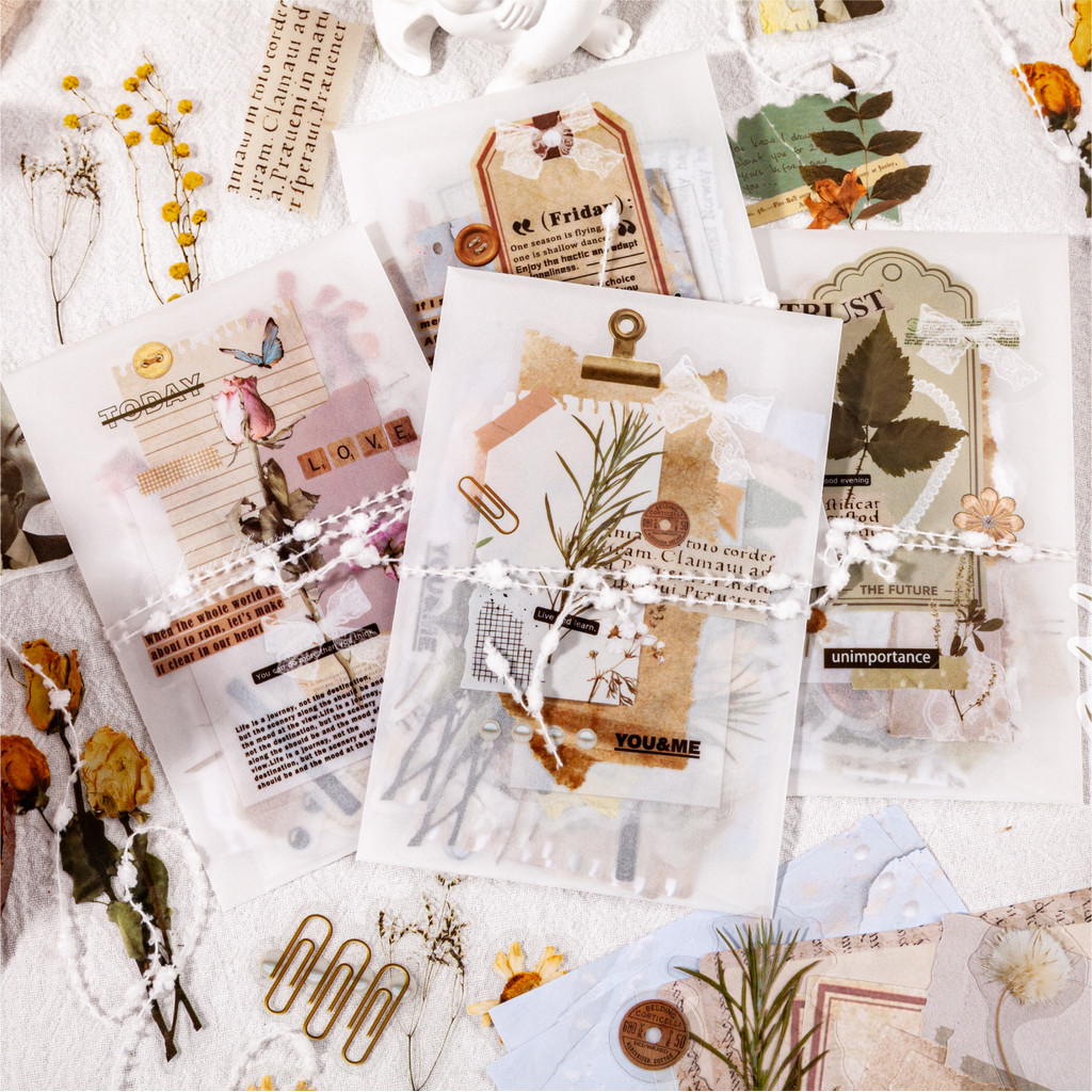 

8packs/Lot Send it far away series retro paper message paper memo pad