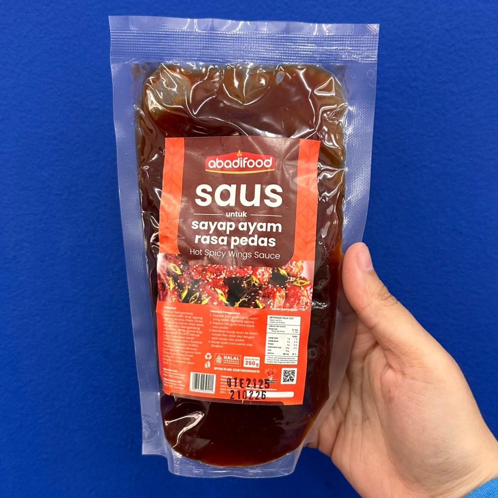 

ABADI FOOD SAUS HOT SPICY WINGS 250GR