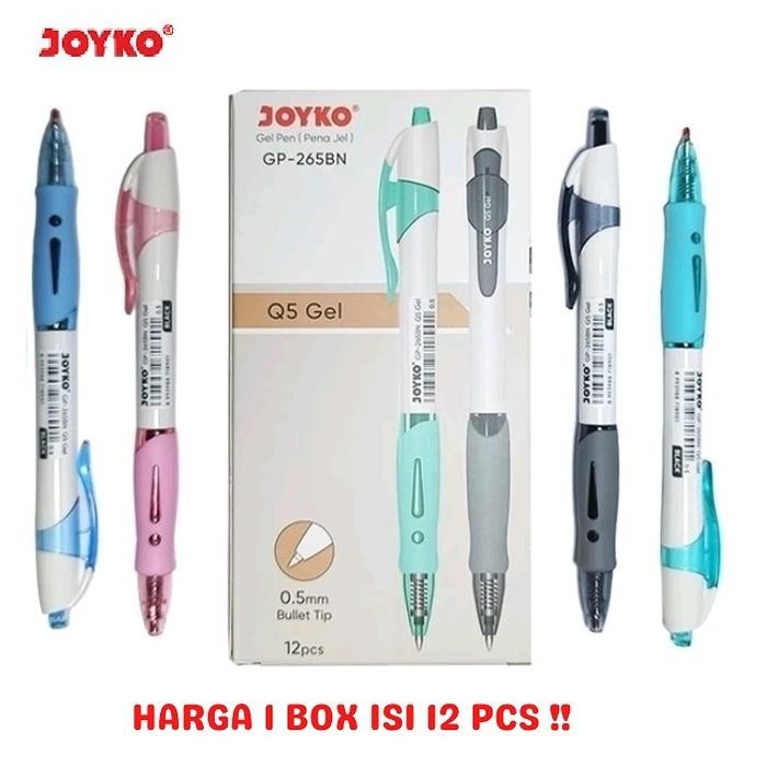 

Gel Pen Pulpen Pena Joyko GP-265BN Q5 Gel 0.5 mm
