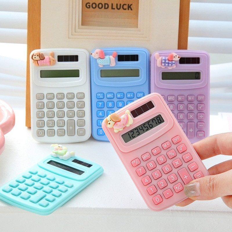 

Mini Portable Solar Powered Calculator High Aesthetic Value Multi Functional Ideal for Student Exam Use Compact Size Calculator
