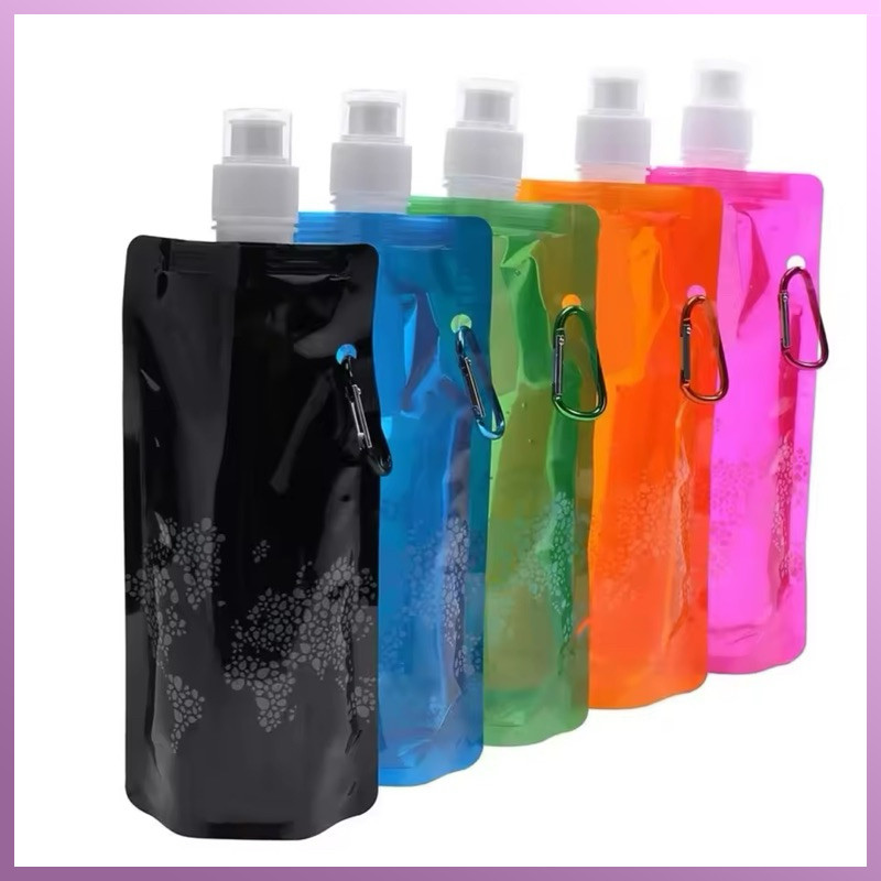 TL0175 Bottle Drink Vapur Tempat Botol Minum 1/2 0.5 liter Lipat Camping Hiking Traveling Praktis