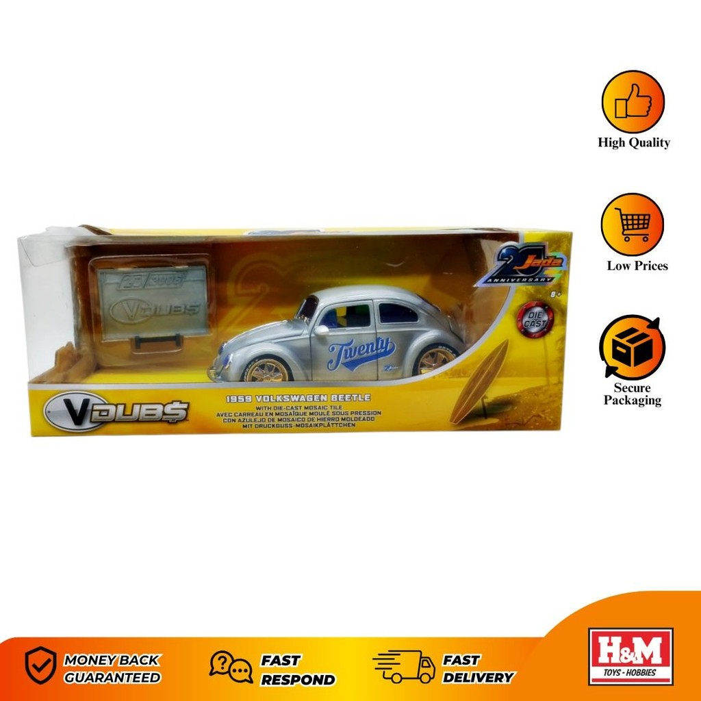 Jada BigTime Muscle 1/24 1959 Volkswagen Beetle