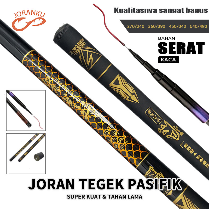 [ COD ] Joran Tegek atik Hantu Tua Joran 540 Carbon Medium Hard Pancing Tegek Pancing 450 Tegek Kaku