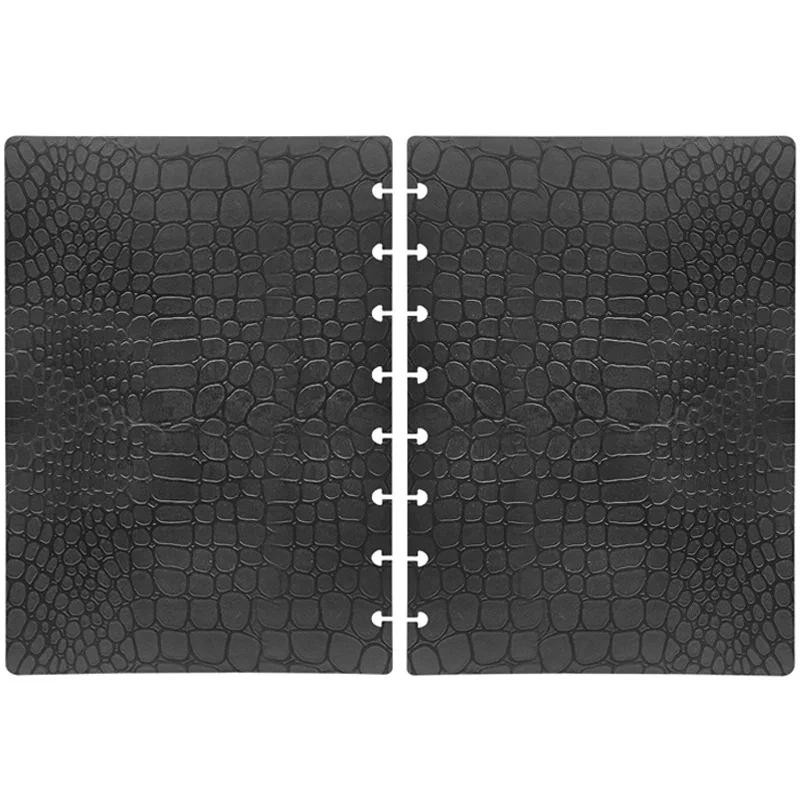 

A5 Notebook Cover Diary Removable Spare Plastic Shell Mushroom Hole Notebooks Cover Binding Stationery Supplies