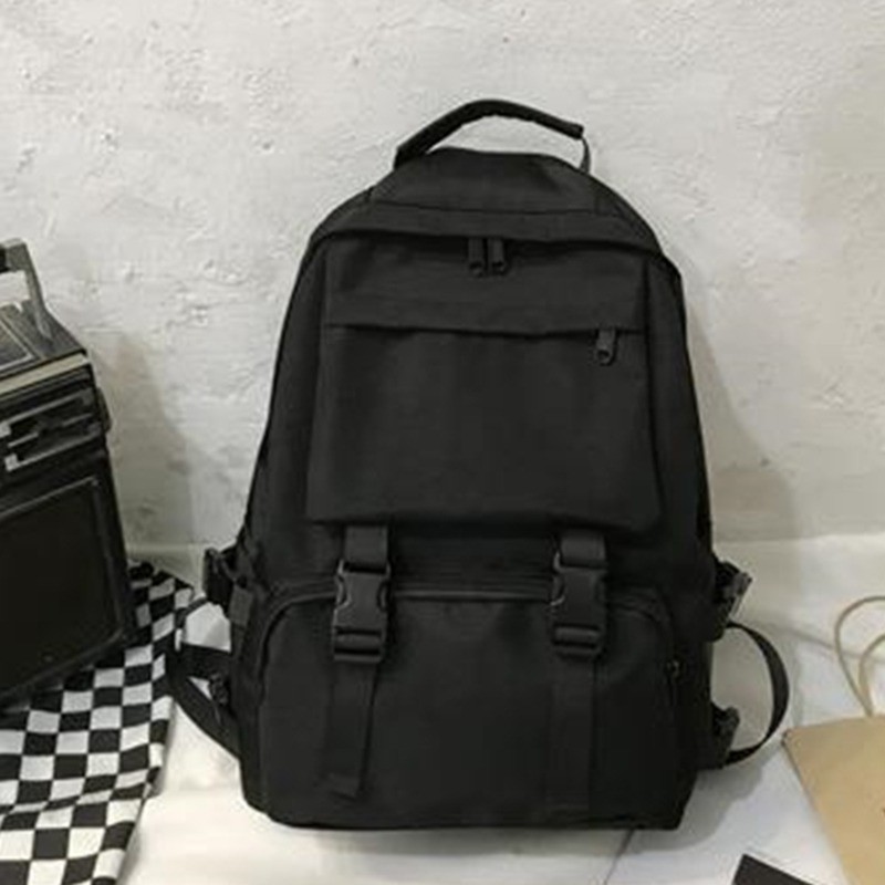 Simple Backpacks Large Capacity Travel Bag Solid Harajuku Student schoolbag Backpack Women Man bag U