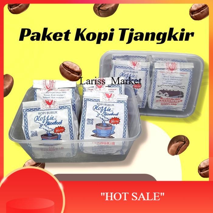 

【LARIS_M】"PROMO!! Kopi bubuk cap Tjangkir Podorejo 1 box isi 4 pcs @ 100 gram COD