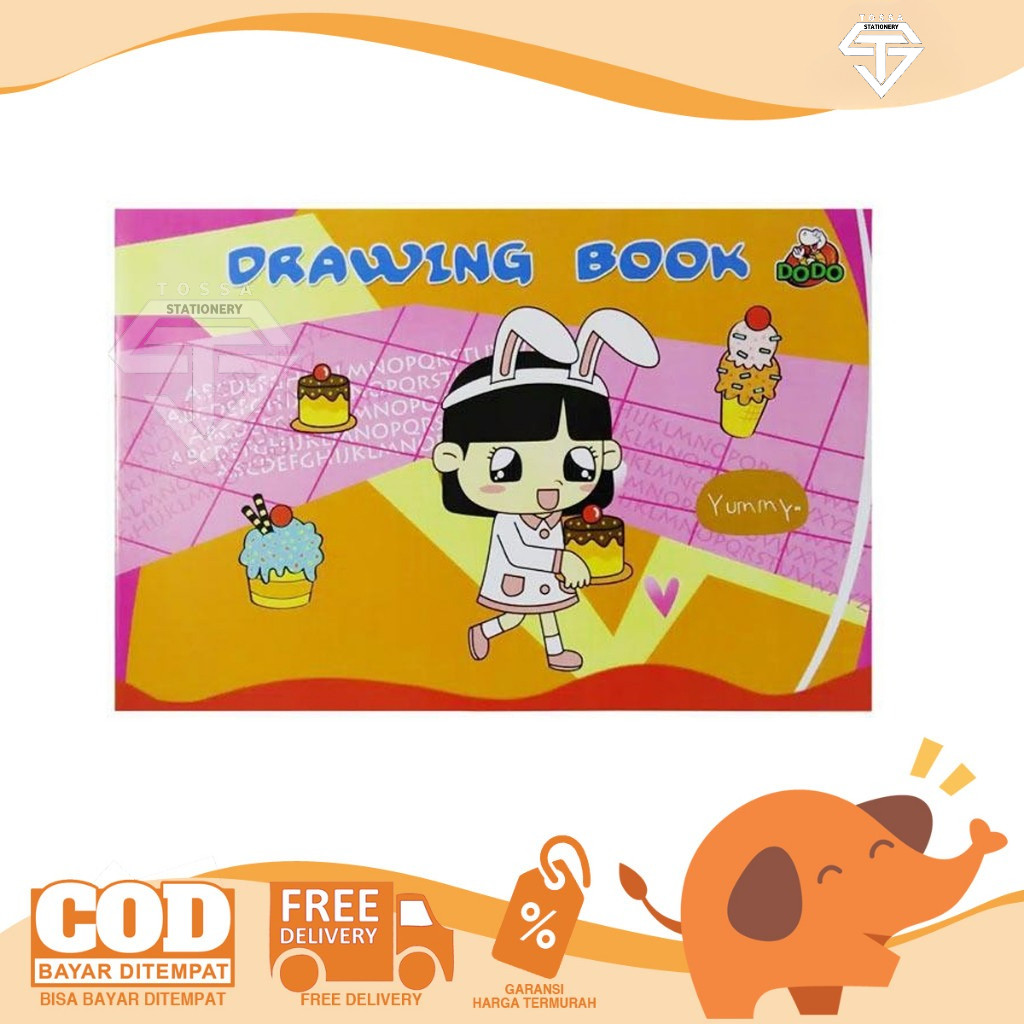 Dodo Buku Gambar Drawing Book DB8 K Spr Isi 8 Lembar