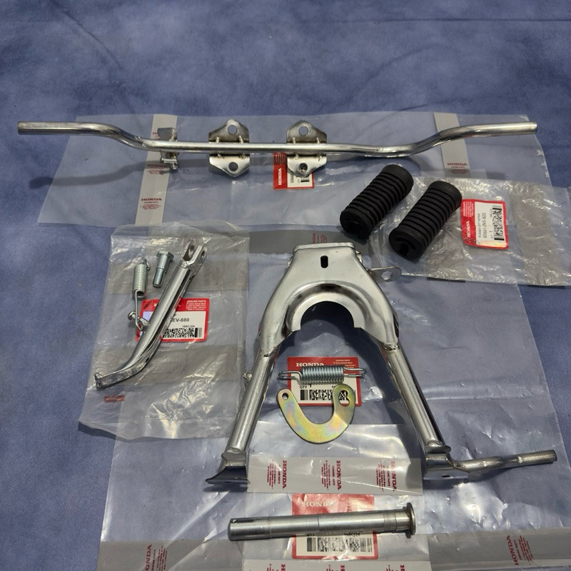 Step Honda Grand Astrea Barstep Standar Tengah Standar Samping Fullset Chrome