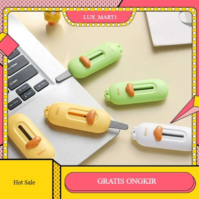 

【LUX_M1】FLASH SALE!! Duck Cutter Mini Portable Anti Lengket Pisau Pemotong Magnetik