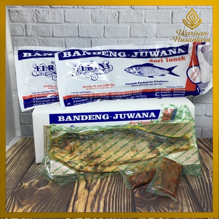 

Bandeng Presto Tulang Lunak Juwana Elrina asli Oleh Oleh khas Semarang praktis