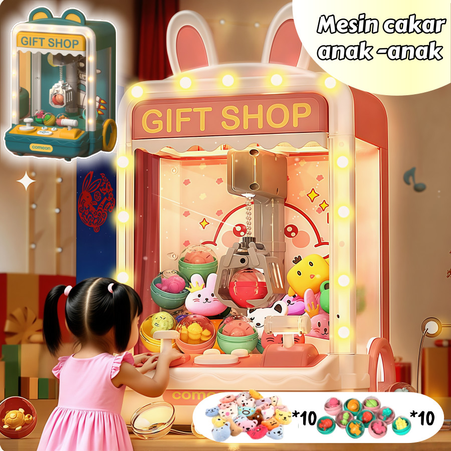 [COD]Mesin capit  mini Mesin capit asli Mainan capit Mesin capit boneka Mesin capit yg kecil mesinca