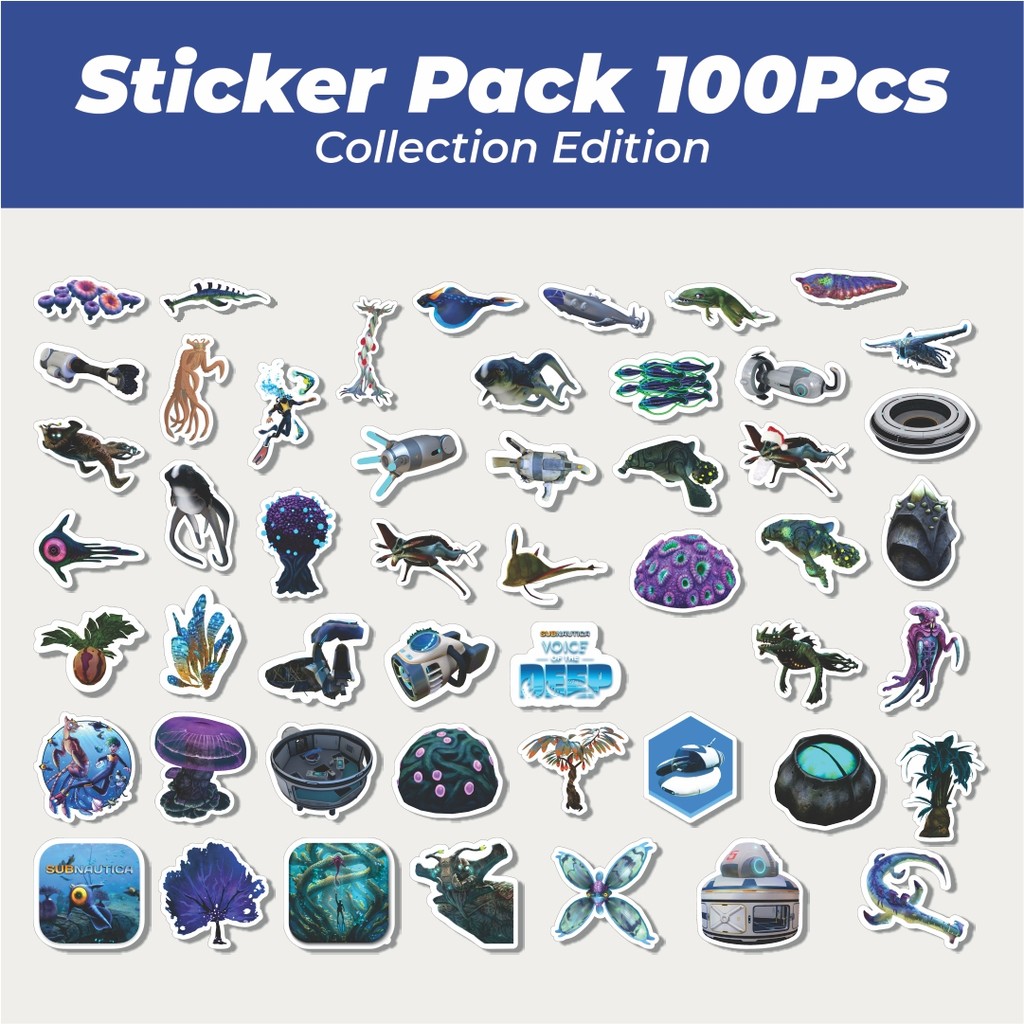 

Hot Stiker Game Series Subnautica Karakter Mix 2 Lucu Anti Air Stikers Berperekat Waterproof Sticker Decal Buat Motor Helm Buku Journal Koper Casing HP Laptop Botol Minum