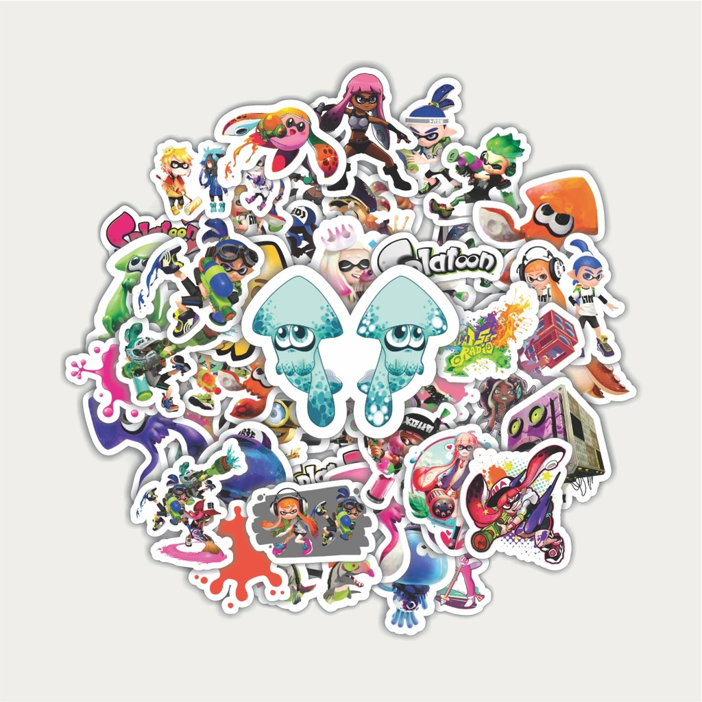 

Sticker Pack Stiker Game Series Splatoon Karakter Mix 3 | Sticker TUMBLR | Stiker LAPTOP KOPER HELM