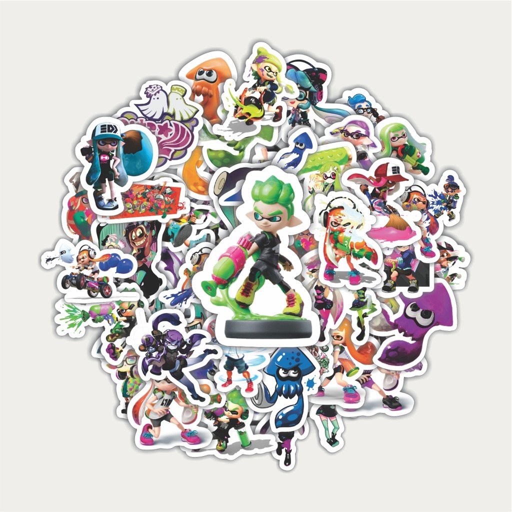 

Sticker Pack Stiker Game Series Splatoon Karakter Mix 5 | Sticker TUMBLR | Stiker LAPTOP KOPER HELM
