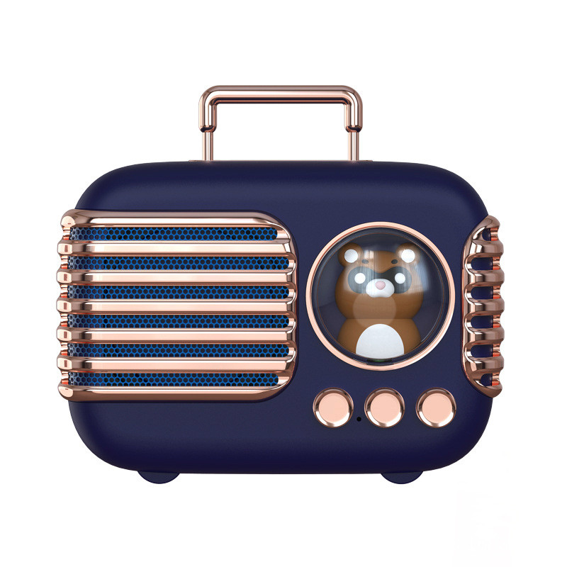 JAMIN MURAH Bluetooth Mini Speaker Bluetooth 5.3 Mini Animal Speaker Stereo Retro Outdoor Portable W