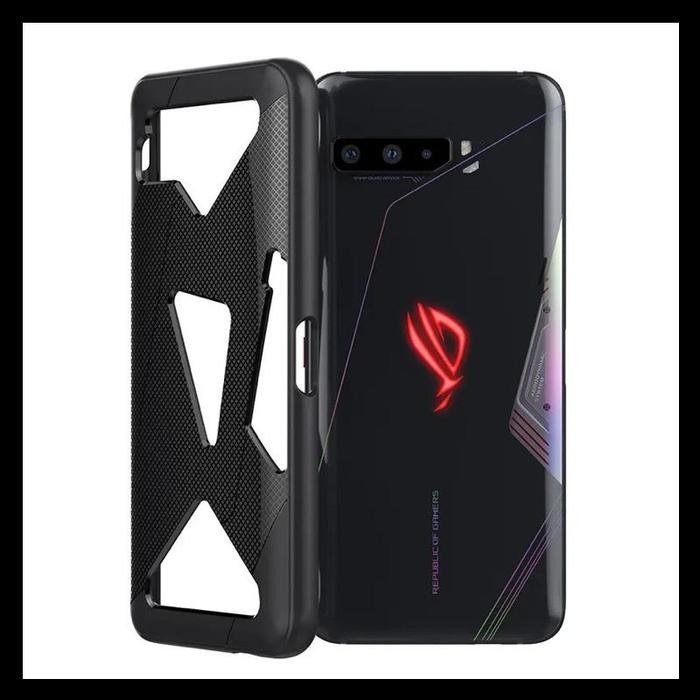 ASUS ROG PHONE III 3 STRIX PROTECTION KITPAD ARMOR SOFT CASE SILICONE - HITAM., ROG 3/ STRIX