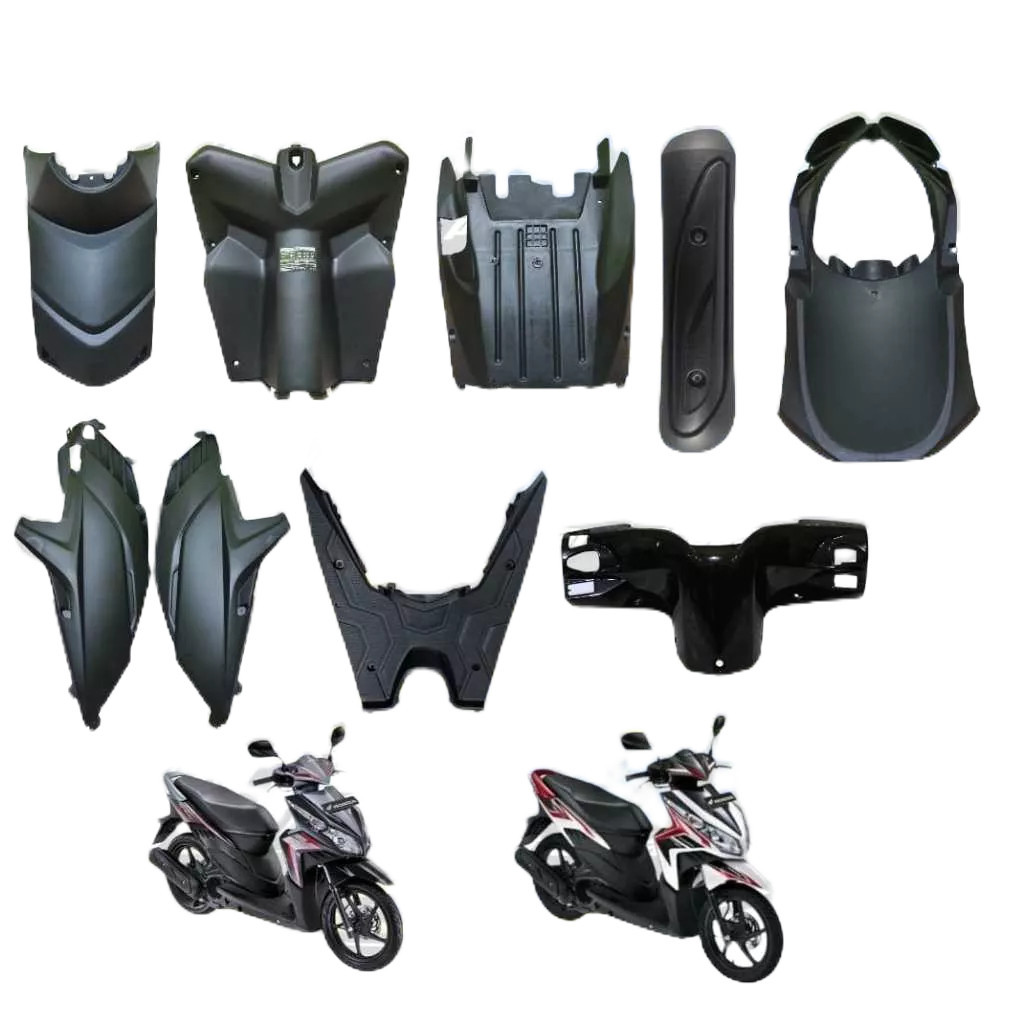 Full Kasar Set Cover Body Honda Vario Techno 110 Karbu 2009 2010 2011 2012 / Body Kasar Vario