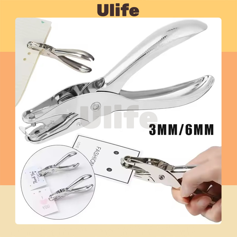 

3MM / 6MM Punch / Pembolong Kertas 1 Lubang / Perforator / One Hole Tag Punch