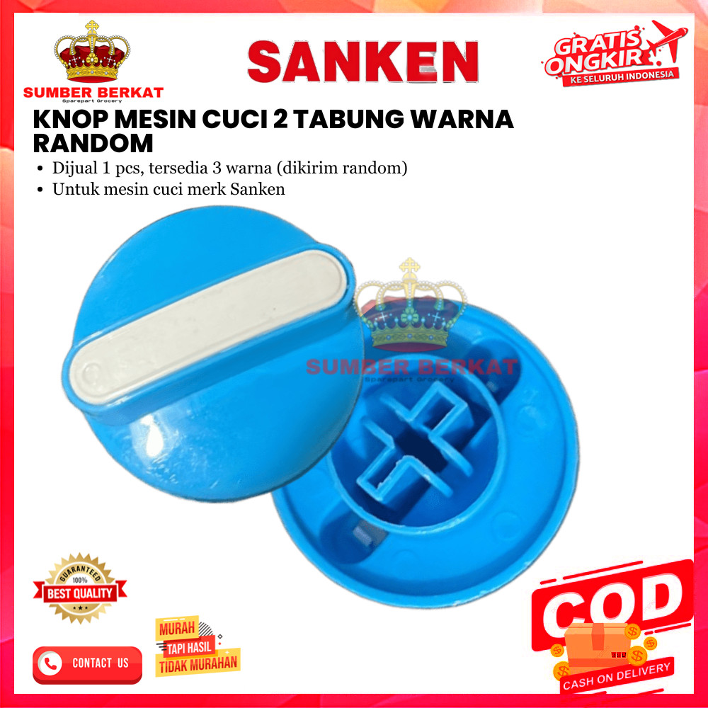 SB-KNOP PUTARAN MESIN CUCI SANKEN 2 TABUNG