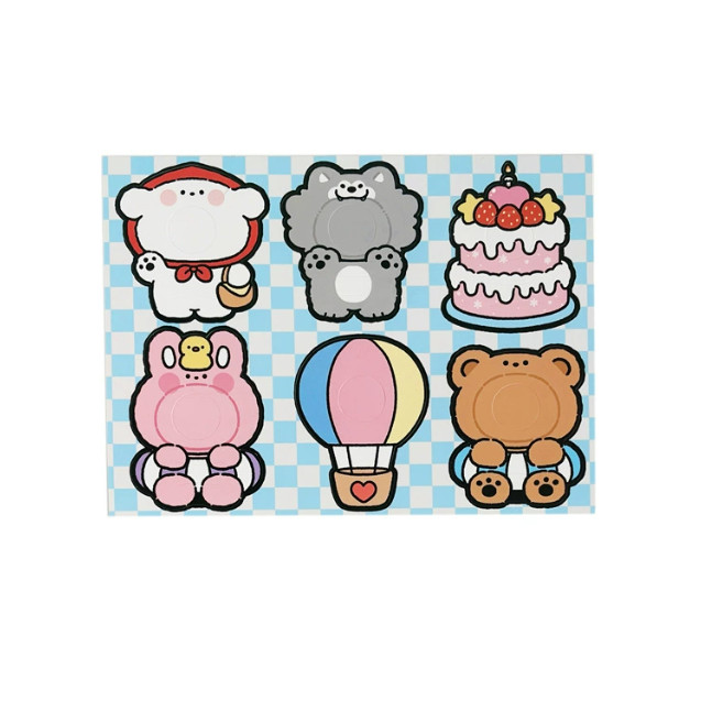 

J2 - Kartu ucapan permen Greeting card lollipop isi 6 pcs birthday card bonbon