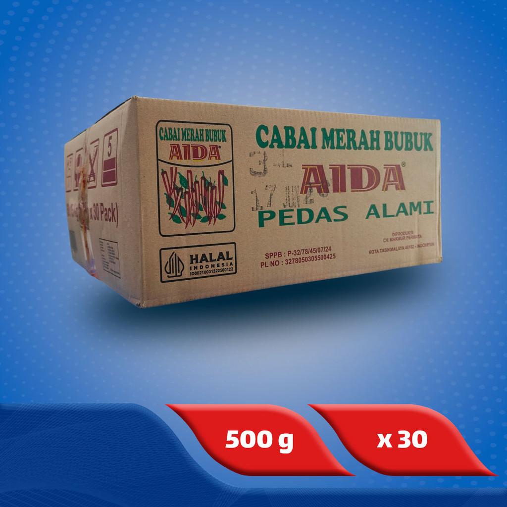 

Aida Cabe Bubuk / Giling 500 g x 30 pcs