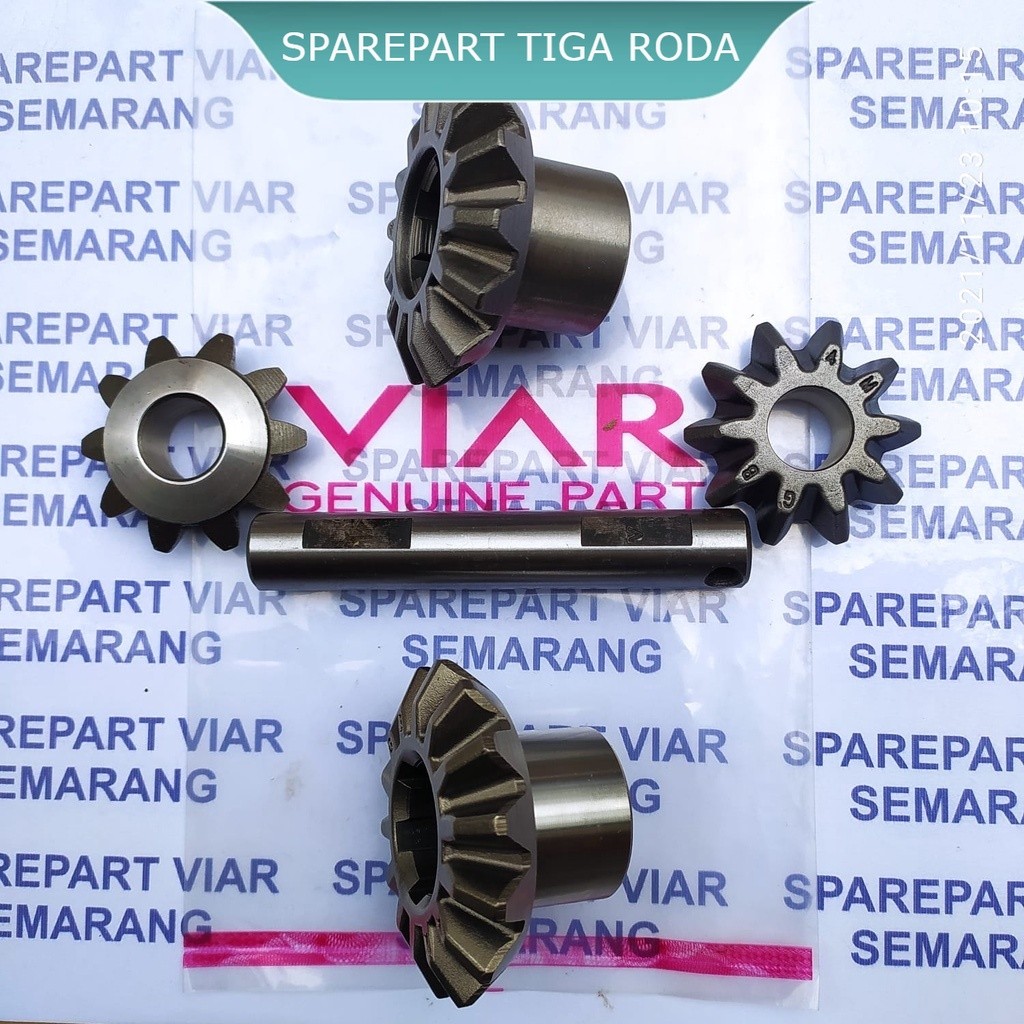 Tiga Roda pinion gardan viar diferential set gigi gardan belakang viar karya 150 200 roda tiga
