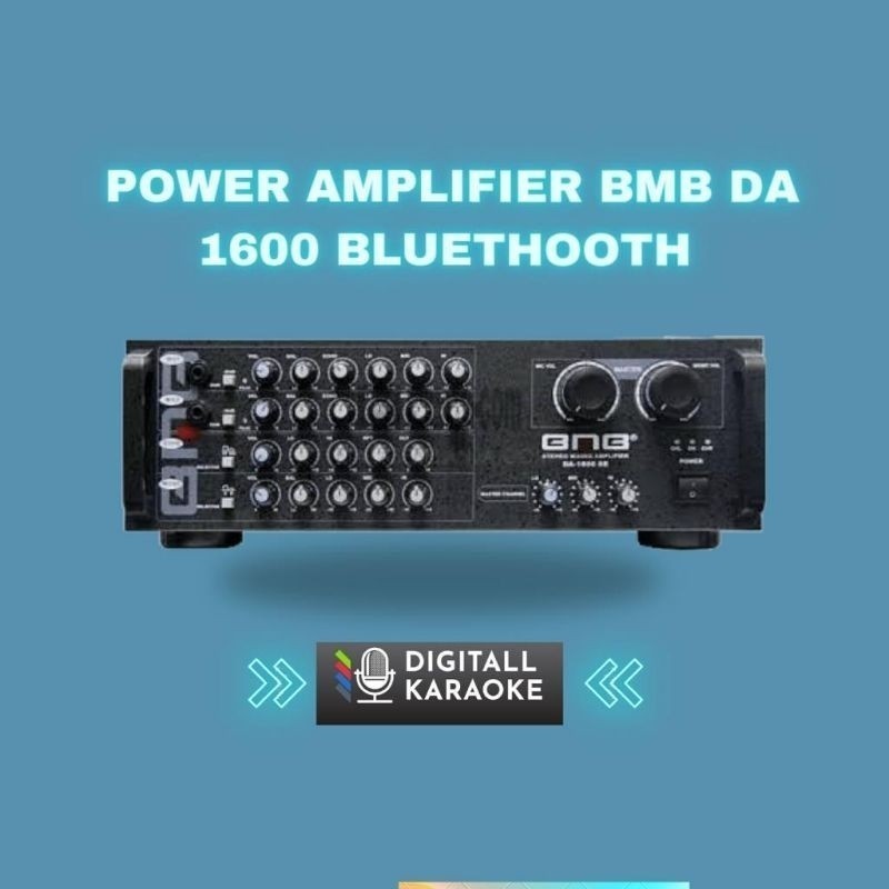 Power Amplifier Bmb Da 1600 Bluetooth