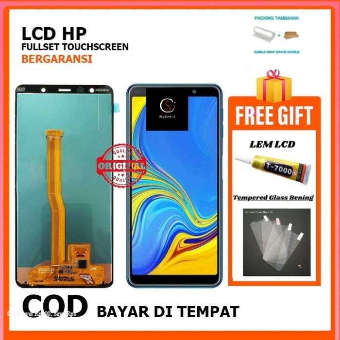 Sparepart HP LCD SAMSUNG G4LAX1 A7 2018 A750 FULLSET Touchscreen ORI